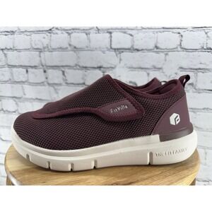 FitVille EasyTop Wings‎ Burgandy Diabetic Comfort Shoes Women's Size 9 Wide